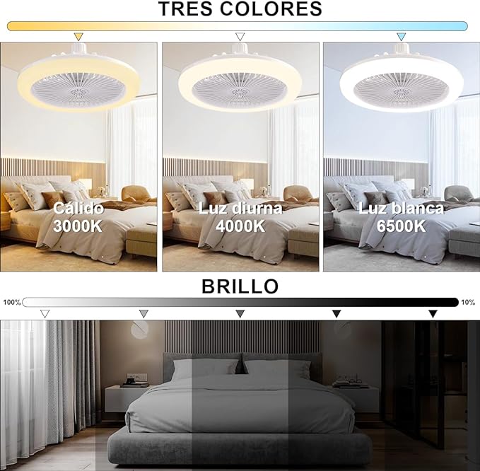 AirLed | 💡 Ventilador 2 En 1 🌬️