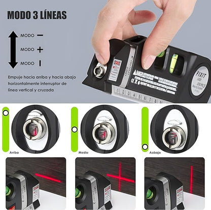 LaserCheck |👷🏼‍♂️Nivelador 4 En 1 📏