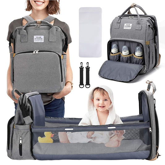 👶🏻PAÑALERA, CUNA Y MOCHILA, 3 EN 1